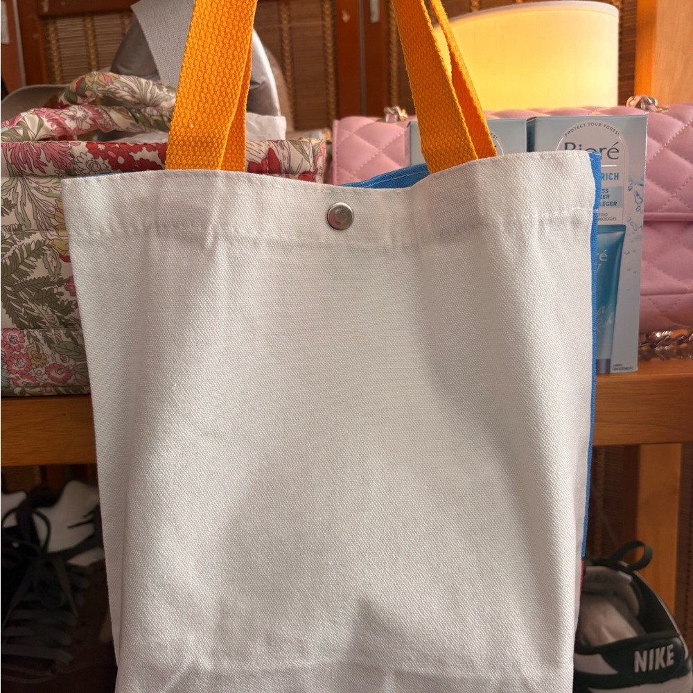 Hello Kitty Blue, Red & Yellow Kids Tote Bag - Picture 2 of 3